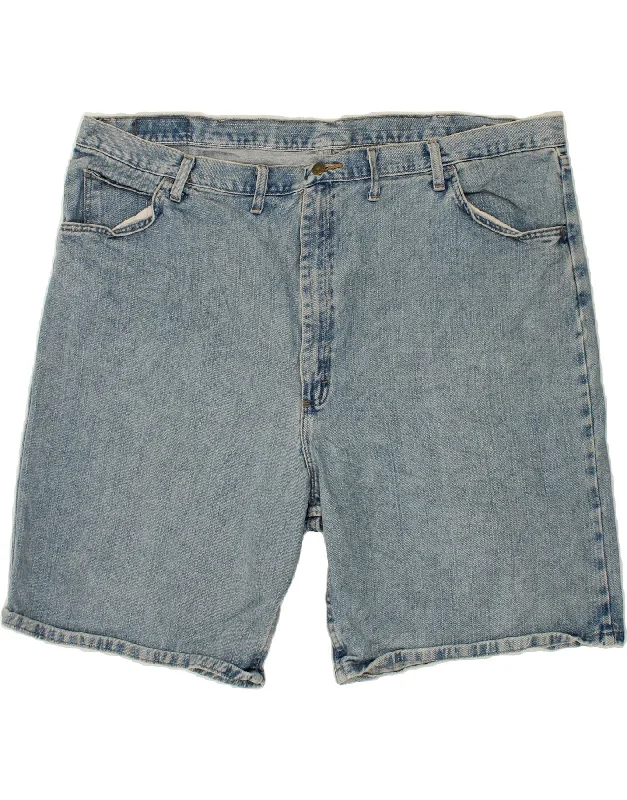 WRANGLER Mens Relaxed Fit Denim Shorts W46 3XL Blue Cotton