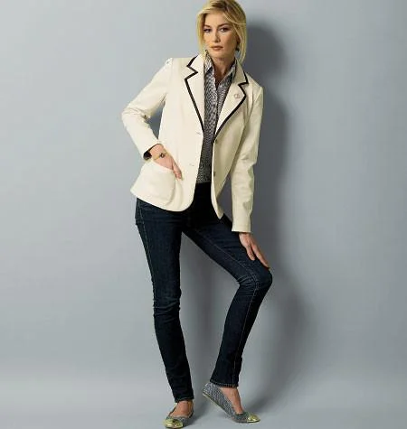 Butterick 5926 Misses' Petite Jacket Pattern | Easy