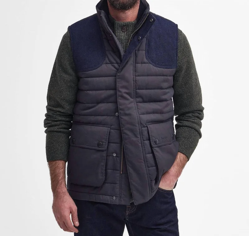 Bradford Gilet In Navy