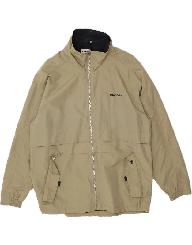 DIADORA Mens Rain Jacket UK 38 Medium Beige