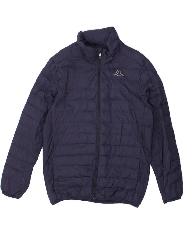 KAPPA Mens Padded Jacket UK 42 XL Navy Blue