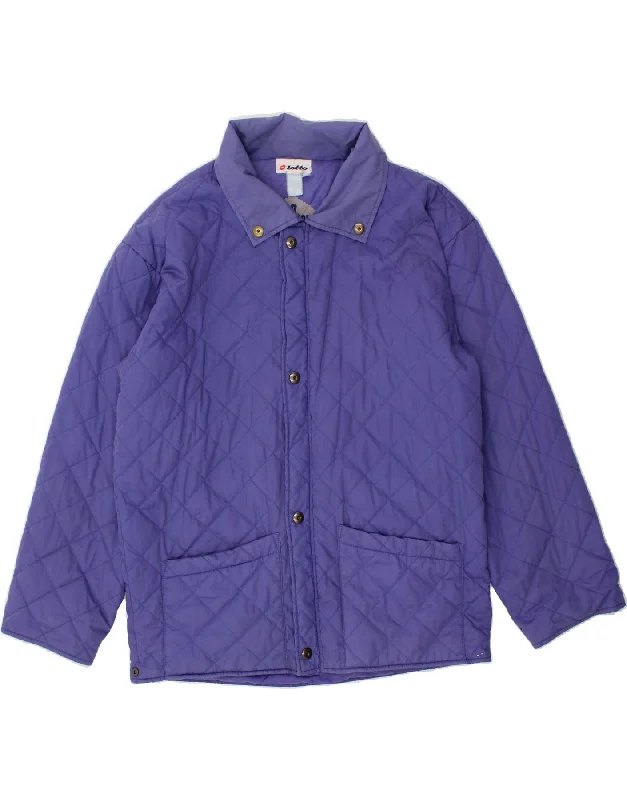 LOTTO Mens Quilted Jacket UK 42 XL Purple