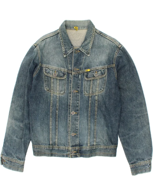 MELTIN' POT Mens Denim Jacket UK 44  2XL Blue Cotton