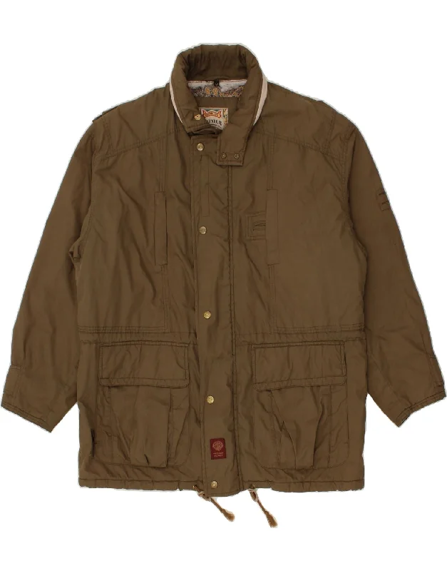 PIONEER Mens Utility Jacket IT 52 XL Khaki Polyester