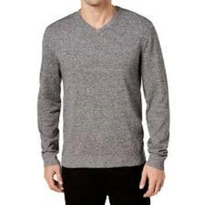 Alfani Men's V-Neck Sweater Black Size Extra Large - X-Large