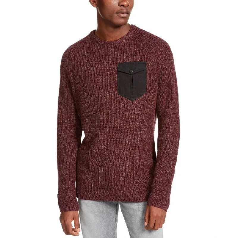 American Rag Men's Crewneck Pocket Sweater Red Size X-Large