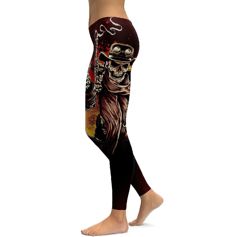 Cowboy Skeleton Leggings