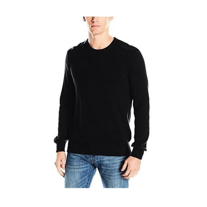 Kenneth Cole Reaction Mens Crew-Neck Sweater Black - XL