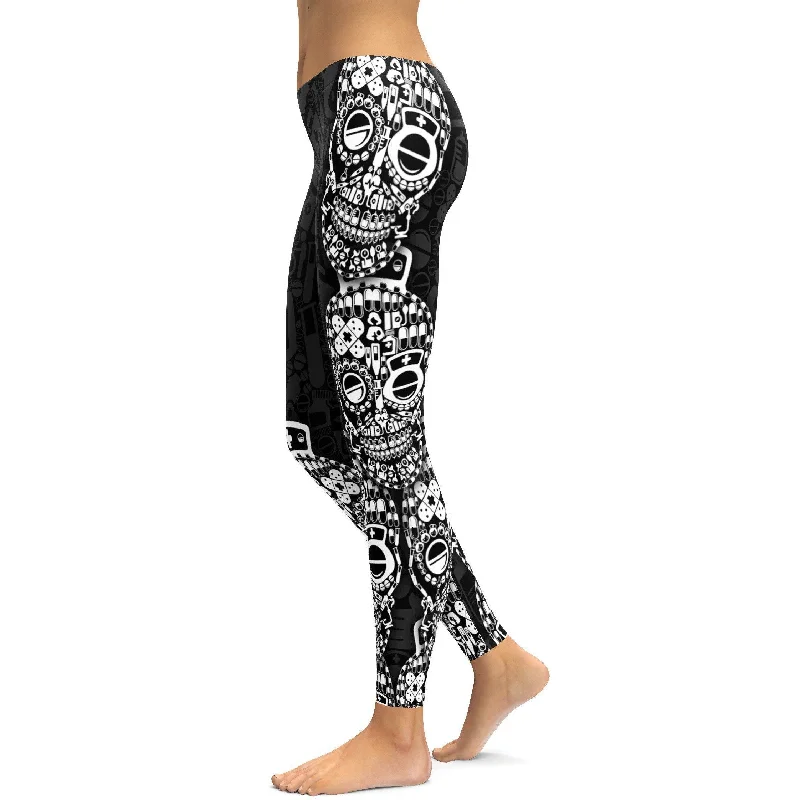 Nurse Skull Leggings