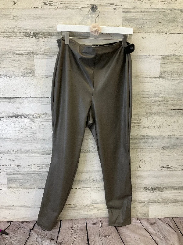 Pants Leggings By Express In Taupe, Size: L