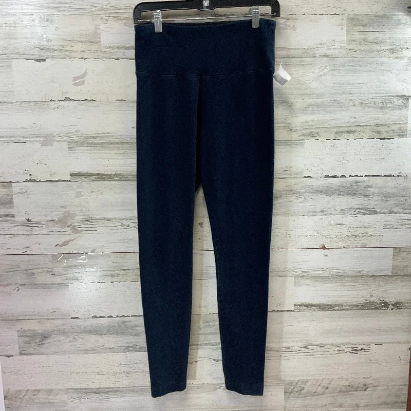 Pants Leggings By Lysse In Blue, Size: M