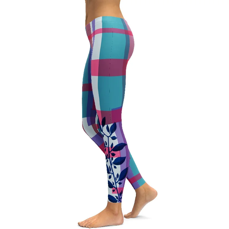 Pastel Color Block Leggings