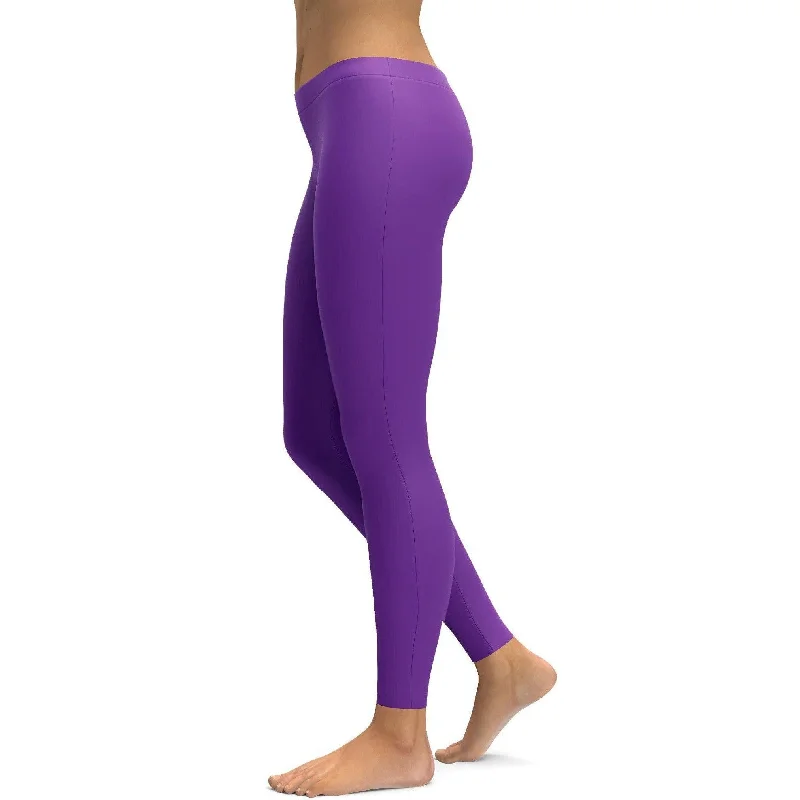 Solid Lavender Leggings