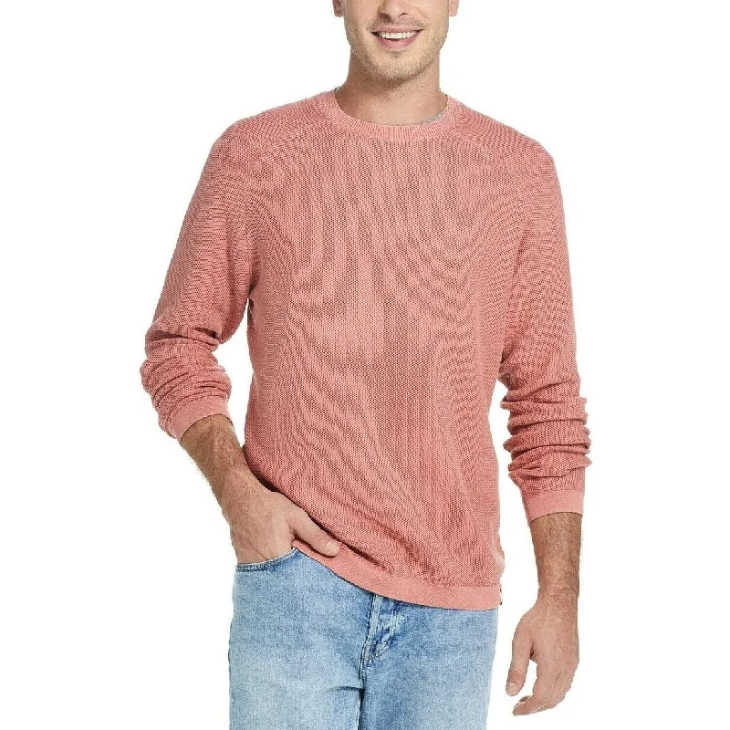 Weatherproof Vintage Men's Solid Sweater Pink Size XX-Large