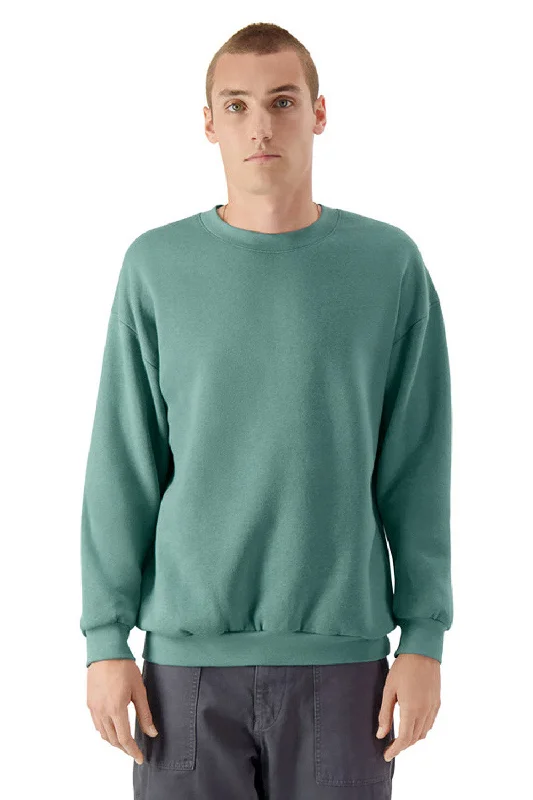 American Apparel Mens ReFlex Fleece Crewneck Sweatshirt - Arctic Green