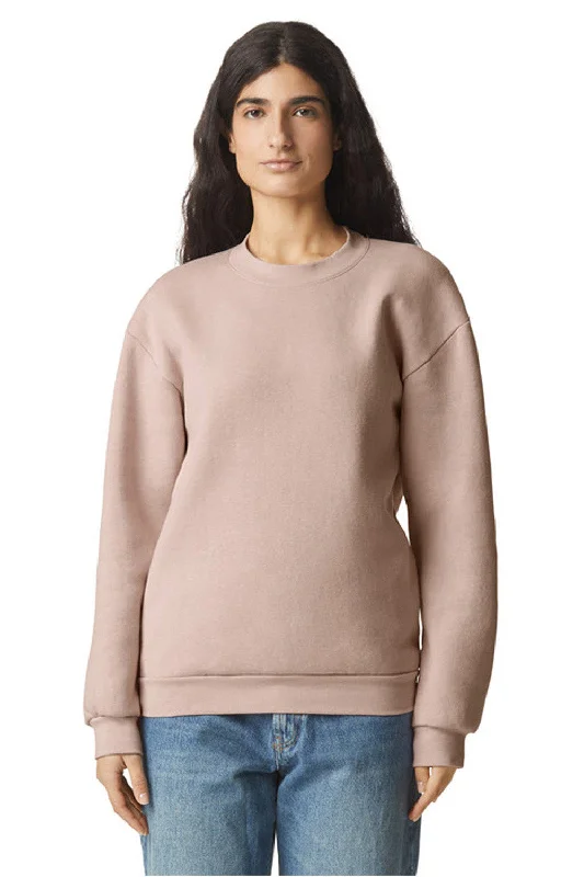 American Apparel Mens ReFlex Fleece Crewneck Sweatshirt - Blush