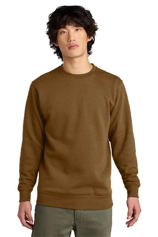 District Mens Very Important Fleece Crewneck Sweatshirt - Duck Brown