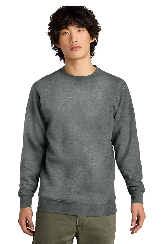 District Mens Very Important Fleece Crewneck Sweatshirt - Grey Frost