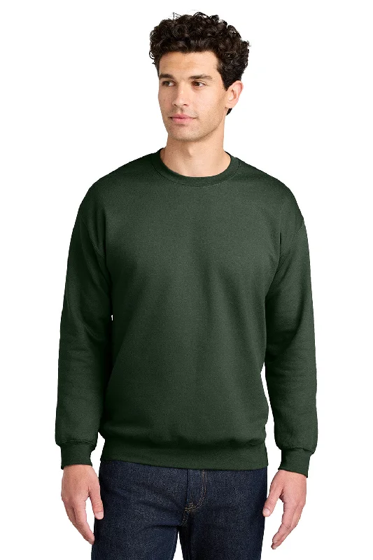 Gildan Mens Softstyle Crewneck Sweatshirt - Forest Green