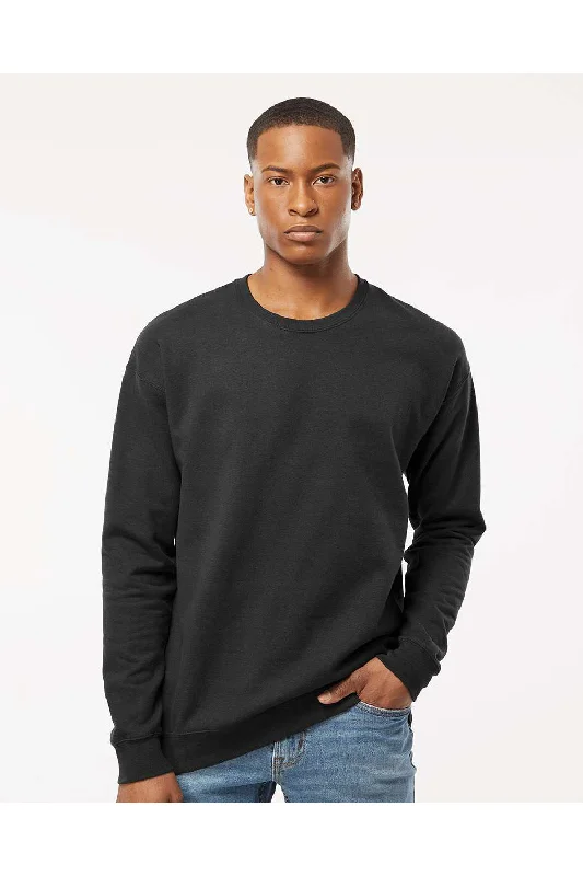 Tultex Mens Fleece Crewneck Sweatshirt - Black